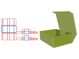 书型翻盖灰板半穿X,皮壳五连板,可压扁运输